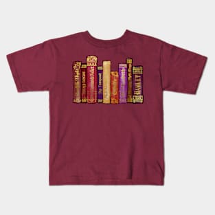 Shakespeare Bookshelf No.7 Kids T-Shirt